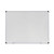 Dry Erase Board, Melamine, 48 x 36, White, Black/Gray Aluminum/Plastic Frame [SKU: UNV43724]