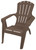 Gracious Living 11169-ADI II Contour Adirondack Chair, 29-3/4 in W, 35-1/4 in D, 33-1/2 in H, Resin Seat [SKU: ORG8288573]