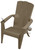 Gracious Living Contour Adirondack 11800-20 Adirondack Chair, Resin Seat, Resin Frame, Woodland Brown Frame [SKU: ORG8288664]