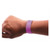 Security Wristbands, Sequentially Numbered, 10" x 0.75", Purple, 100/Pack [SKU: BAU85014]