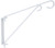 National Hardware V2650 Series N274-779 Swivel Bracket, 9-1/2 in L, 5.15 in H, Steel, White [SKU: ORG7180516]