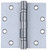 Tell Manufacturing H4040 Series HG100320 Square Hinge, 4 in H Frame Leaf, 0.085 in Thick Frame Leaf, Stainless Steel [SKU: ORG4791455]