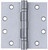 Tell Manufacturing H4545 Series HG100317 Square Corner Hinge, 4-1/2 in H Frame Leaf, 0.134 in Thick Frame Leaf, Satin [SKU: ORG4791414]