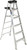 WERNER 376 Step Ladder, 6 ft Max Reach H, 5-Step, 300 lb, Type IA Duty Rating, 3 in D Step, Aluminum, Black [SKU: ORG6288427]
