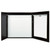 Conference Cabinet, Porcelain Magnetic, Dry Erase, 48 x 48, Ebony [SKU: BVCCAB01010143]
