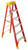 WERNER 6206 Step Ladder, 10 ft Max Reach H, 5-Step, 300 lb, Type IA Duty Rating, 3 in D Step, Fiberglass, Yellow [SKU: ORG6963243]