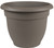 Bloem Ariana AP1260 Self-Watering Planter, 12 in Dia, 13 in W, Round, Plastic, Peppercorn [SKU: ORG4693024]