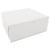 White One-Piece Non-Window Bakery Boxes, 10 x 10 x 4, White, Paper, 100/Carton [SKU: SCH0973]