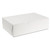 White One-Piece Non-Window Bakery Boxes, 1/4-Sheet Cake Box, 14 x 10 x 4, White, Paper, 100/Carton [SKU: SCH1025]