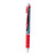 EnerGel RTX Gel Pen, Retractable, Medium 0.7 mm Needle Tip, Red Ink, Red/Gray Barrel [SKU: PENBLN77B]