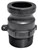 GREEN LEAF F Series 300F Camlock Coupling, 3 in, Male Adapter x MNPT, Plastic [SKU: ORG5412762]