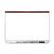 Prestige 2 DuraMax Magnetic Porcelain Whiteboard, 48 x 36, Mahogany Frame [SKU: QRTP554MP2]