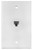 Amerelle VW6EW Wallplate, White, Flush Mounting [SKU: ORG7231194]