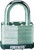 Master Lock 1805T Padlock, Keyed Alike Key, 5/16 in Dia Shackle, 1-1/4 in H Shackle, Cast Hardened Steel Shackle [SKU: ORG6638431]