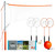 Franklin Sports 50610 Volleyball and Badminton Set, Metal/Plastic, Orange/White [SKU: ORG4778858]