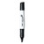 Intensity Low Odor Chisel Tip Dry Erase Marker, Broad Chisel Tip, Black, Dozen [SKU: BICGDEM11BK]