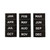 Interchangeable Magnetic Board Accessories, Months of Year, Black/White, 2" x 1", 12 Pieces [SKU: BVCFM1108]
