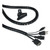 Cable Management Coiled Tube, 0.75" Dia x 77.5" Long, Black [SKU: IVR39660]