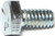 MIDWEST FASTENER 00250 Cap Screw, 1/4-20 in Thread, 1/2 in L, Coarse Thread, Hex Drive, Zinc, Zinc, 100 PK [SKU: ORG4510954]