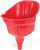 FloTool 10705EMI/05063 Funnel, Resin, Red, 9 in H [SKU: ORG4987129]