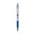 F-301 Ballpoint Pen, Retractable, Fine 0.7 mm, Blue Ink, Stainless Steel/Blue Barrel, 2/Pack [SKU: ZEB27122]