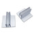 Personal Space Desk Divider Feet, For The Pencil Grip Personal Space Desk Dividers, Clear, 48/Pack [SKU: TPG981]
