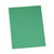 Two-Pocket Portfolios with Tang Fasteners, 0.5" Capacity, 11 x 8.5, Green, 25/Box [SKU: UNV57117]