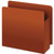 Heavy-Duty End Tab File Pockets, 3.5" Expansion, Letter Size, Red Fiber, 10/Box [SKU: PFX95343]
