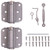 ProSource LR-114-PS Hinge Set, Galvanized Zinc, Zinc, 1 Set-Piece [SKU: ORG1029735]
