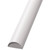 Decorative Desk Cord Cover, 60" x 2" x 1" Cover, White [SKU: DLNR5FT5025W]