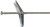 MIDWEST FASTENER 04093 Toggle Bolt with Wing, 3 in L, Zinc [SKU: ORG4506135]