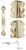 National Hardware V92 Series N190-769 Set, Steel, Brass [SKU: ORG7182553]