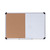 Cork/Dry Erase Board, Melamine, 36 x 24, Black/Gray, Aluminum/Plastic Frame [SKU: UNV43743]