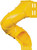 PLAYSTAR PS 8821 Spiral Tube Slide, HDPE, Yellow, For: 48 in, 60 in Playdeck [SKU: ORG7801723]