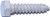 MIDWEST FASTENER 05567 Lag Screw, 5/16 in Thread, 2 Grade, Galvanized [SKU: ORG0051110]