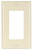 Eaton Wiring Devices 2151LA-BOX Wallplate, 4-1/2 in L, 2-3/4 in W, 1 -Gang, Thermoset, Light Almond, High-Gloss [SKU: ORG7193626]
