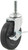 DH CASTERS C-L30T2RSB Swivel Caster with Brake, 3 in Dia Wheel, 13/16 in W Wheel, Rubber Wheel, 110 lb [SKU: ORG5146907]