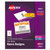 Clip-Style Name Badge Holder with Laser/Inkjet Insert, Top Load, 4 x 3, White, 100/Box [SKU: AVE74541]