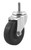 DH CASTERS C-LM4T3RS Swivel Caster, 4 in Dia Wheel, 1-1/4 in W Wheel, Rubber Wheel, 265 lb [SKU: ORG5147145]