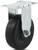 DH CASTERS C-LM5P1RR Rigid Caster, 5 in Dia Wheel, 1-1/4 in W Wheel, Rubber Wheel, 300 lb [SKU: ORG5147186]