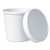 Flexstyle Food Lid Container, 12.1 oz, 3.6" Diameter, White, Plastic, 250/Carton [SKU: SCCKHSB12AWH]