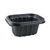 EarthChoice Entree2Go Takeout Container, 12 oz, 5.65 x 4.25 x 2.57, Black, Plastic, 600/Carton [SKU: PCTYCNB6X412000]