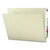 Extra-Heavy Recycled Pressboard End Tab Folders, Straight Tabs, Letter Size, 1" Expansion, Gray-Green, 25/Box [SKU: SMD26200]