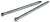 HILLMAN 122518 Wire Brad, 1/2 in L, Steel, Galvanized, Brad Head, Thin Shank, 2 oz [SKU: ORG7730773]