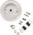 Jandorf 60217 Canopy Kit, Ceiling, Traditional, White, For: Outlet Box and Hang Ceiling Fixture [SKU: ORG3403797]