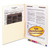 Heavyweight End Tab Fastener Folders, Interior Front-Cover Pocket, 0.75" Expansion, 1 Fastener, Letter Size, Manila, 50/Box [SKU: SMD34100]
