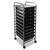 Portable Drawer Organizer, Metal, 1 Shelf, 10 Drawers, 13" x 15.38" x 37.75", Matte Gray/Smoke [SKU: AVT34007]