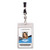 Resealable ID Badge Holders, J-Hook and 36" Lanyard, Vertical, Frosted 3.68" x 5" Holder, 2.38" x 3.75" Insert, 20/Pack [SKU: AVT91131]