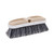 Polystyrene Vehicle Brush with Vinyl Bumper, Black/White Polystyrene Bristles, 10" Brush [SKU: BWK8410]