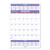 Three-Month Wall Calendar, 15.5 x 22.75, White Sheets, 12-Month (Jan to Dec): 2024 [SKU: AAGPM628]